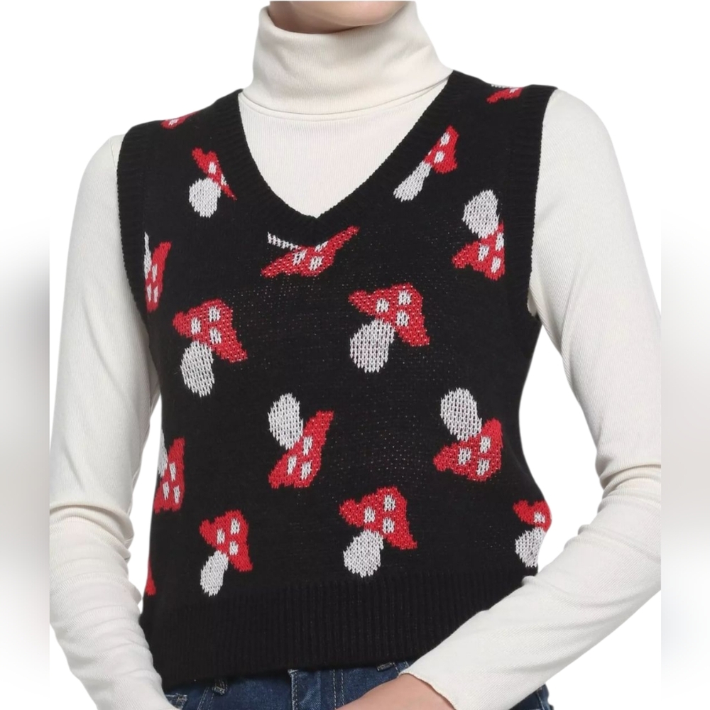 Thorn & Fable‎ Mushroom Sweater Vest